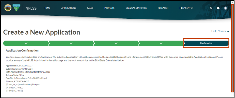 The image includes a progress bar that highlights the current stage of the application.